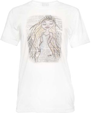 ADIBA Imperfect Princess Long Tee - White