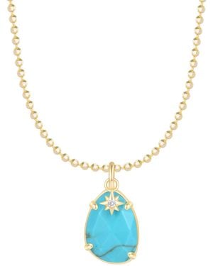 KAMARIA Stella Pendant Necklace With Star Charm - Blue