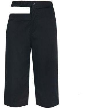 Ats the Label Irina Side Slice Midi Pants - Black