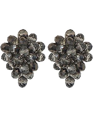 Fairchild Baldwin Pear Earrings Hematite - Black