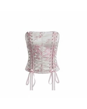 The Coolgirl Nyc Gabriella Corset - Pink