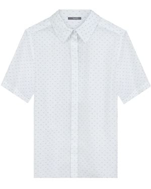 InAvati Short Sleeve Shirt With Dots - White