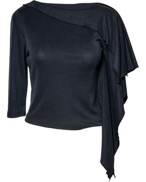 ARTISTA Raven Asymmetric Top - Blue
