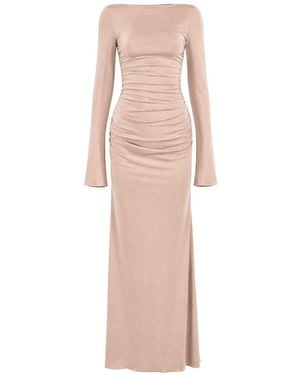 Alia Studio Lueur Maxi Jersey Dress - Pink