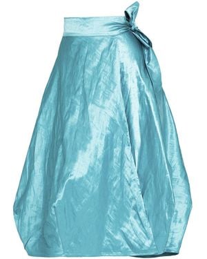 Bianca Popp Wrapped Skirt - Blue