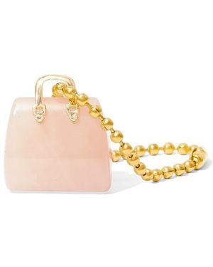 Already Mine Ny Rose Quartz Handbag Charm – Love & Emotional Healing - Multicolor