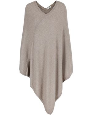 tirillm Anine Big Cashmere Poncho - Brown