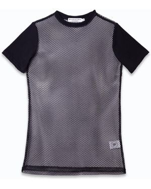 Bradford Row Ivy Mesh Dress - Grey