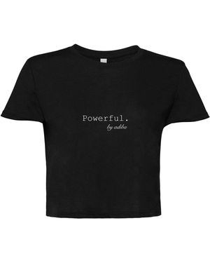 ADIBA Powerful Cropped Tee - Black