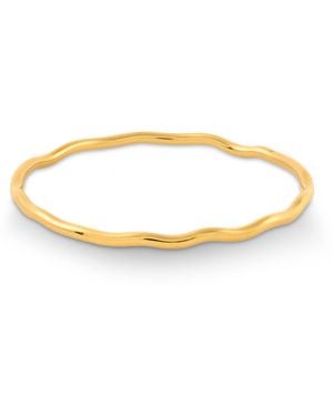 Amadeus Zion Wave Bangle Bracelet - Metallic