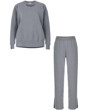SALANIDA Ora & Rotondo 100% Merino Co-Ord - Grey