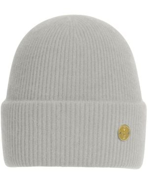 Hortons England Mohair Soft Beanie - Gray