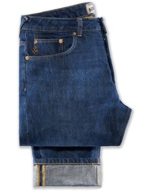 &SONS Trading Co Colton Tapered Fit Jean Dark Wash - Blue