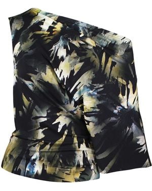 Me & Thee Fire Away Print Bamboo Jersey Top - Black