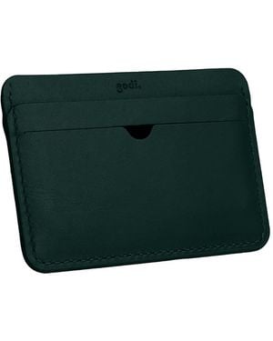 godi. Handmade Full Grain Cow Leather Cardholder - Green