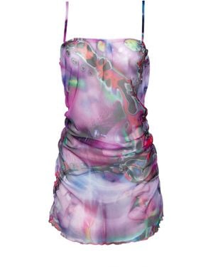 Paloma Lira Punk 3Way Slip Dress - Purple