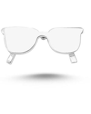 Ecce | Artisan Diamonds 925K Sterling Sunglasses Mini Pin - White