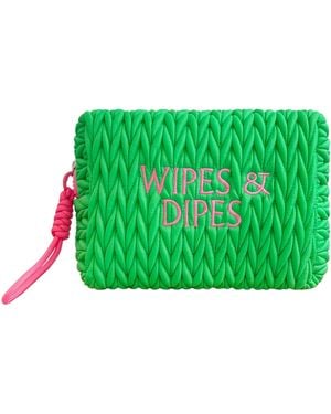 Lilly Loves Wipes & Dipes Cosmetic Bag - Green