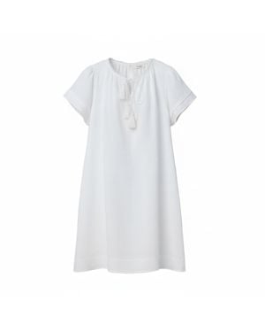 La Mandarine Beach Coverup, Kaftan - White
