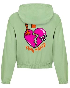 King Naked Eat Me Windbreaker - Green