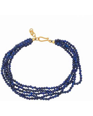 Opium Jewels Multi Strand Thread Bracelet - Blue