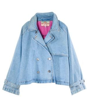 Soul Kathrine Jade Denim Jacket Light - Blue