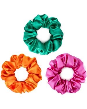 Silk Works Scrunchies - Green