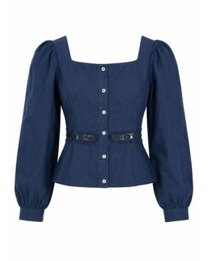 Mind Traveler Roma Blouse - Blue