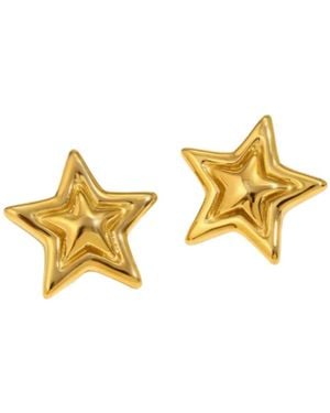 Recreation Jewels Ellie's Star Studs - Metallic