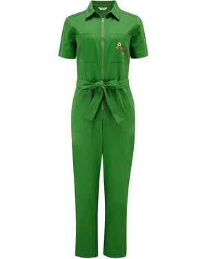 Sugarhill Billy Boilersuit, Flowers - Green