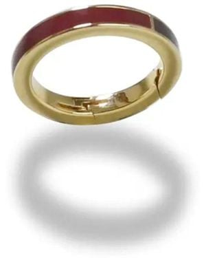 Onia Earth Enamel Loop Lock - Metallic