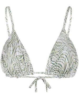 Morrato Bali Claudia Bikini Top Topographical - Green