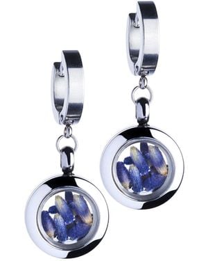 My Little Nature Huggie Earrings - Blue