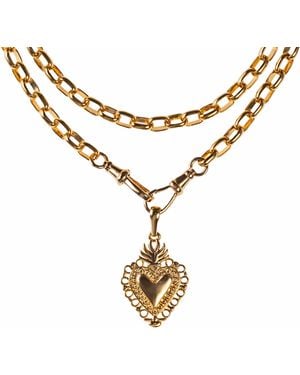 IN CAUDA VENENUM Divine Necklace - Metallic