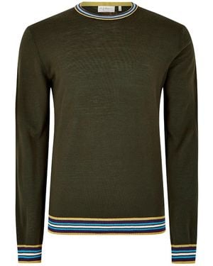 MG Rivers Extrafine Merino The Crew - Green