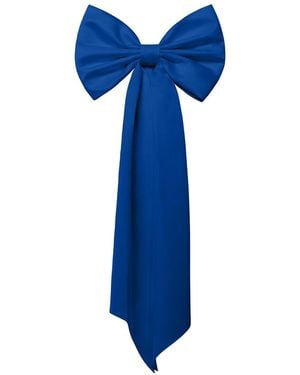 Tia Dorraine Statement Bow Belt - Blue