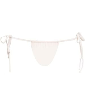 Moorea Swim Low Brief With Laces - White