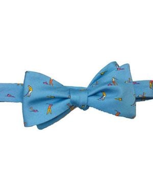 Lazyjack Press Foreplay Bow Tie - Blue