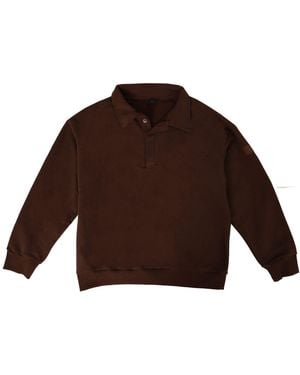 Rave on Trend Patch Polo - Brown