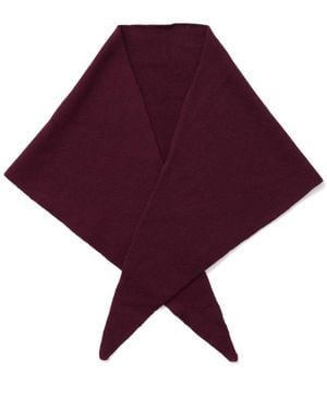 Arctic Fox & Co. Merino Wool Triangle Scarf - Purple