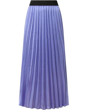 James Lakeland Lilac Pleated Maxi Skirt - Purple