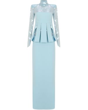 Tuba Ergin Pasifica Maxi Dress - Blue