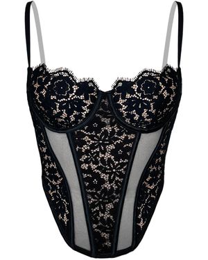 MONIQUE MORIN LINGERIE Frisson Corset - Black