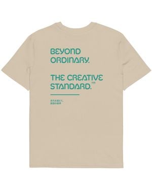 Anchor and Crew Neutrals Desert Dust Beyond Ordinary Creative Standard Organic Cotton T-Shirt - Natural