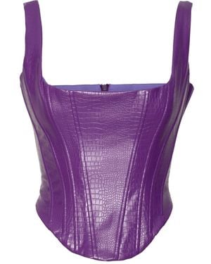 Ofuure Ono Corset Top - Purple