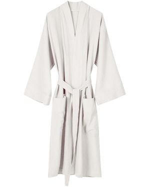 Tamiko Nami Organic Cotton Kimono Robe - White