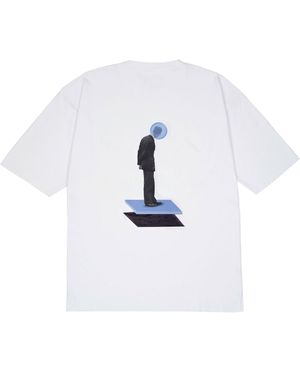 mysimplicated Oversized T-Shirt With Headspace Design - White