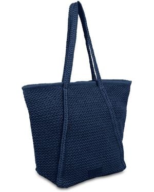 CAMPO MARZIO Roma 1933 Flounder Maxi Tote Bag Ocean - Blue