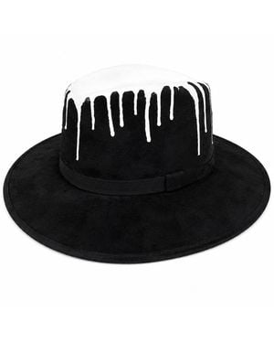 Bella Soul Artist Drip Painted Hat - Black