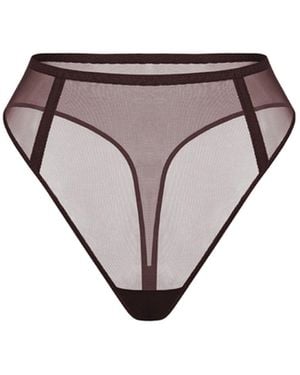 Zhilyova Unnamed Gravity High-Waisted Thong - Grey